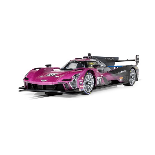 Scalextric Cadillac V-Series R avec aimant surpuissant et feux LED fonctionnels