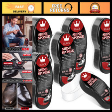 6 Pcs Shoe Shine Sponge Set - Premium Cleaning  Polishing Foam Applicators