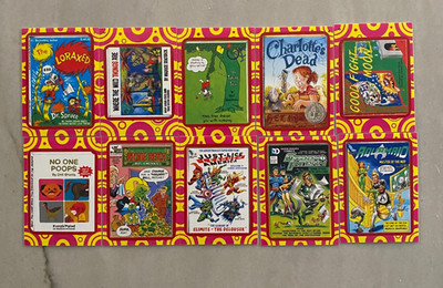 Wacky Packages 2014 Serie Lächerlich Gelesen Sticker Chase Set 10/10 Topps