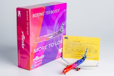 NG Model Alaska Airline B737-900 N493AS More To Love 1:400