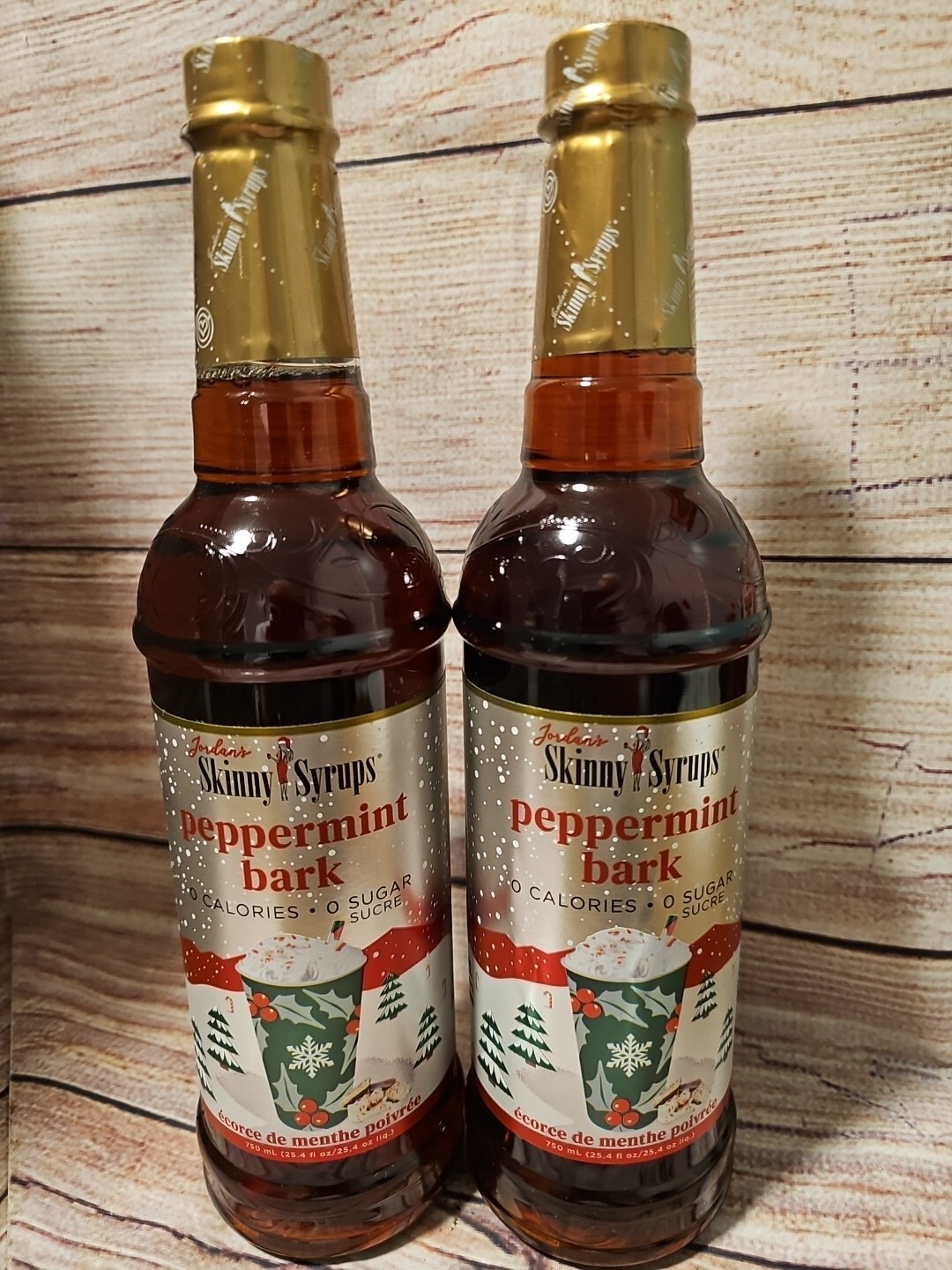 Jordan's Skinny Syrups Peppermint Bark Sugar Free Coffee Flavoring