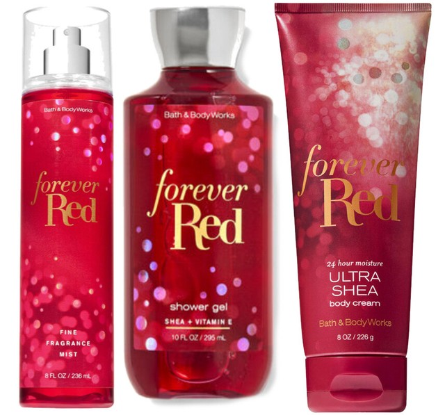 Bath and Body works FOREVER RED Body MIST & SHOWER GEL *Set* eBay