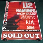U2 Ramones R.E.M. The Longest Day Milton Keynes Bowl 1985 Concert Poster 40x60