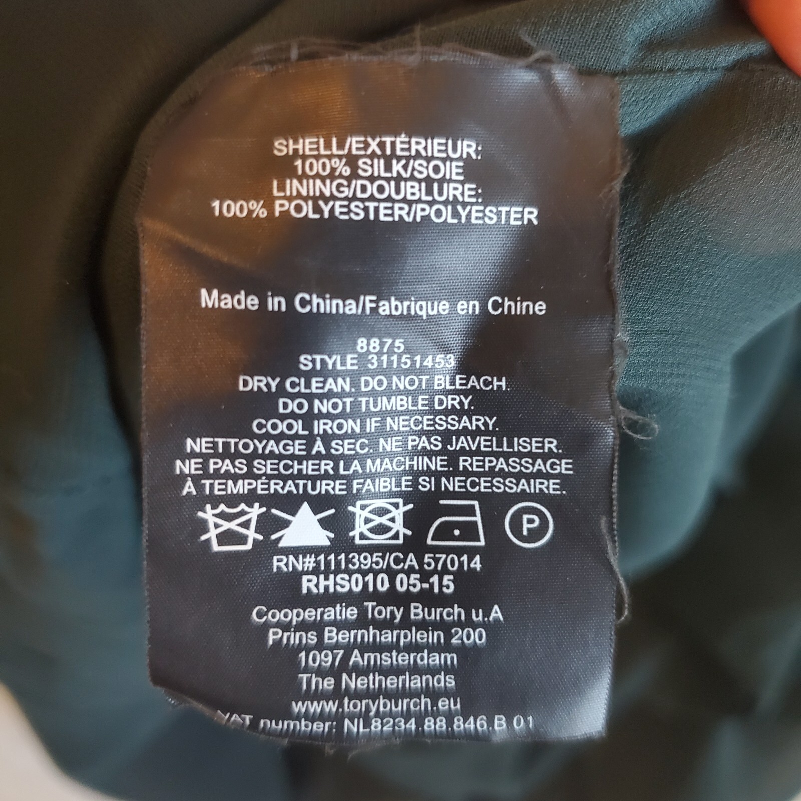 Tory Burch Silk Tunic Mini Dress Women 10 Hunter Green Layered Lagenlook Keyhole thumbnail 4