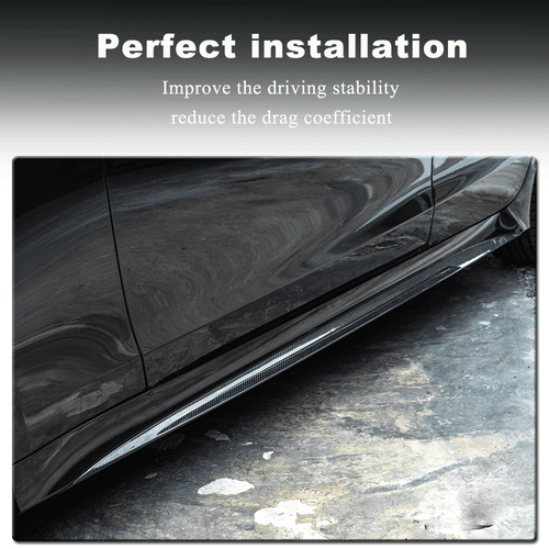Carbon Seitenschweller Side Skirts Ansatz Für Mercedes C257 Sport CLS53 18-19 - Picture 4 of 12