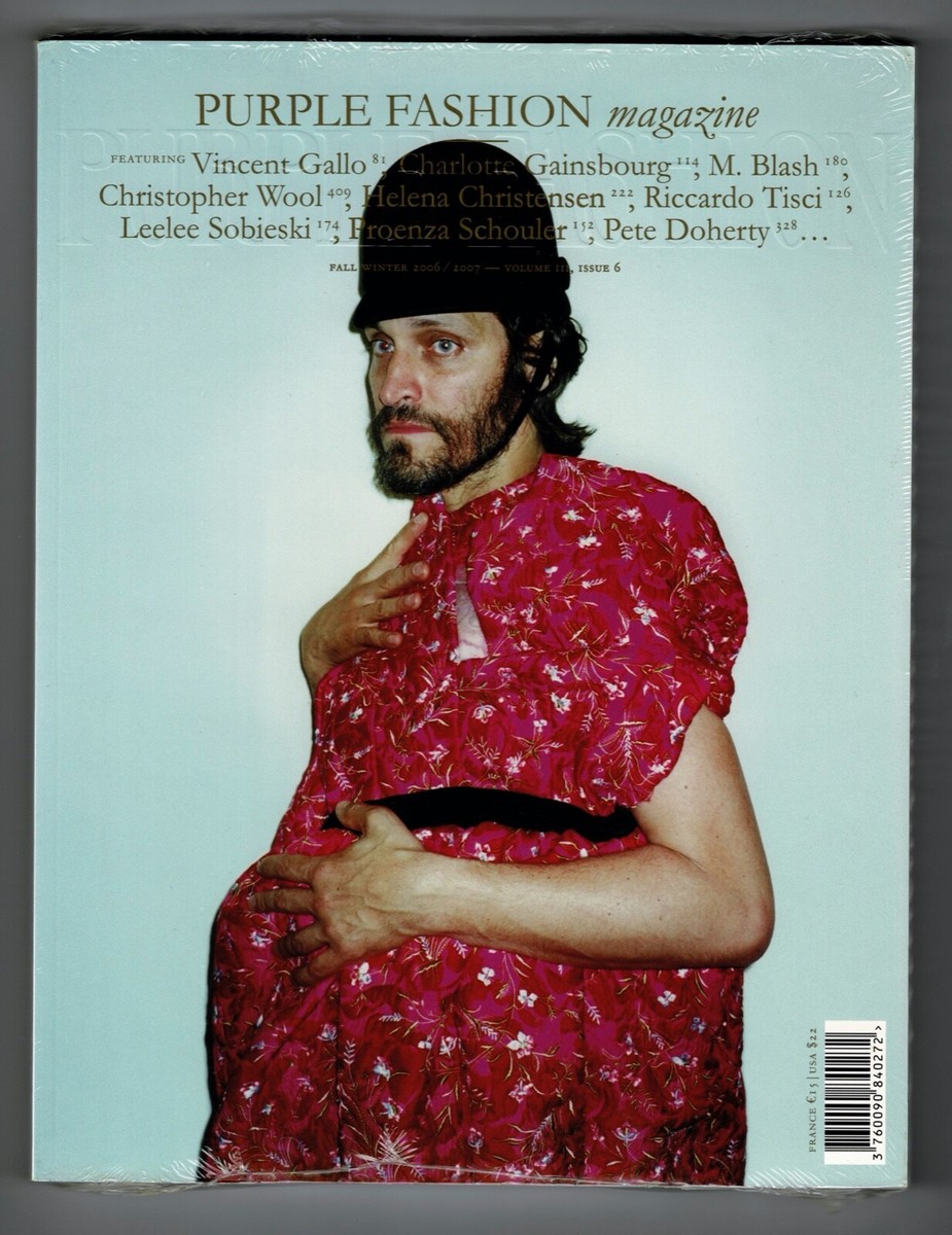 PURPLE FASHION magazin 6 VINCENT GALLO TERRY RICHARDSON HELENA