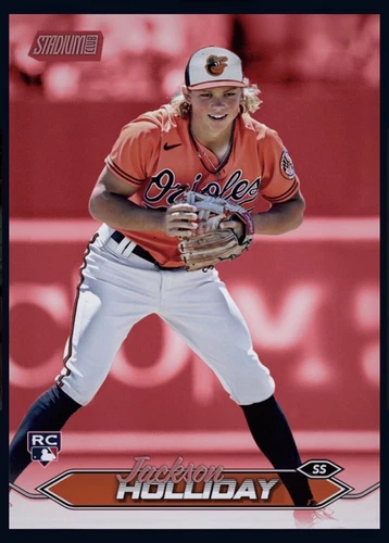 2024 Topps Stadium Club Red Foil Rookie -JACKSON HOLLIDAY(TOPPS Bunt DigitalCard
