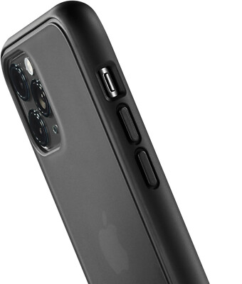 Insignia- Hard Shell Case for Apple  iPhone  11 Pro - Transparent Black New