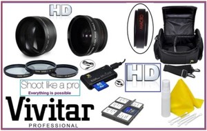 Super Saving HD Accessory Set for Canon EOS Rebel T4i T5i SL1 T1i T2i T3i T3 T6i