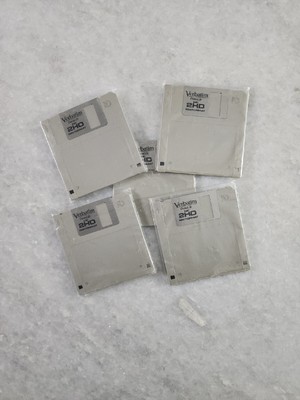 Verbatim Datalife MF 2HD IBM Format High Density HD Floppy Disk - 5 New Disks