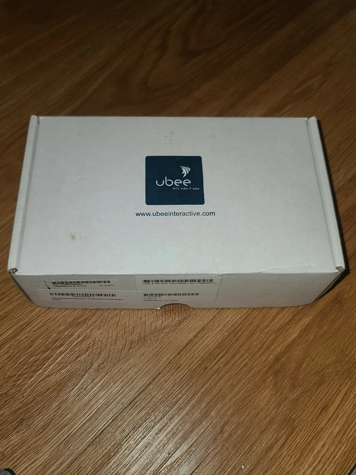 Ambit/uBee U10C018 DOCSIS 2.0 Cable Modem Brand New Condition - Image 2 of 2