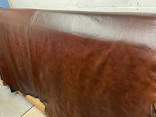 Italian Full Leather Hide Colour Antique Brown, 48 sq ft per hide