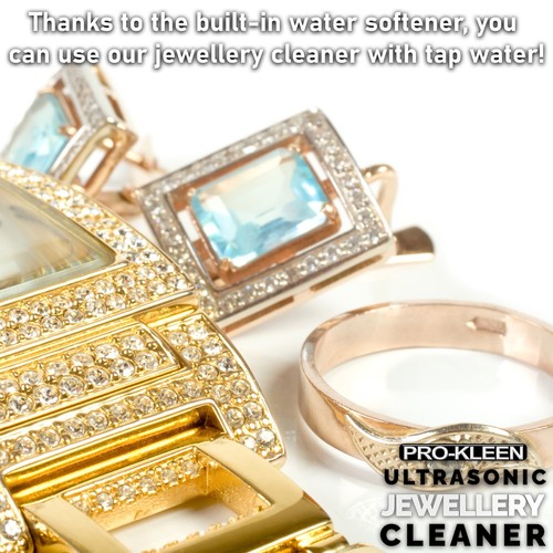 ProKleen Ultrasonic Jewellery Cleaner Solution Fluid Cleans Gold Silver Gems - Picture 32 of 33