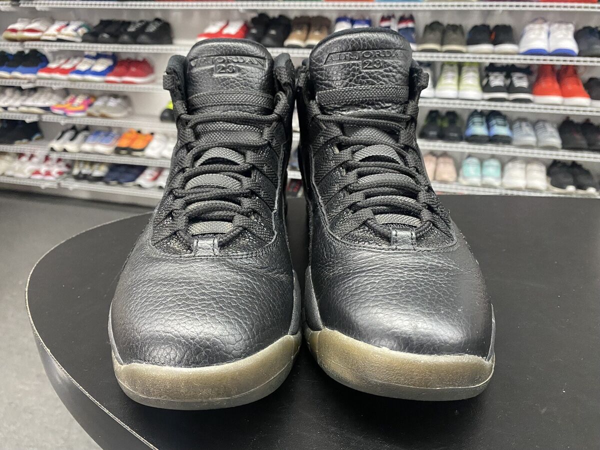 Nike Air Jordan 10 Retro X Drake Black OVO 819955-030 Men's Nike Air Jordan 10 Retro X Drake Black OVO 819955-030 Men's