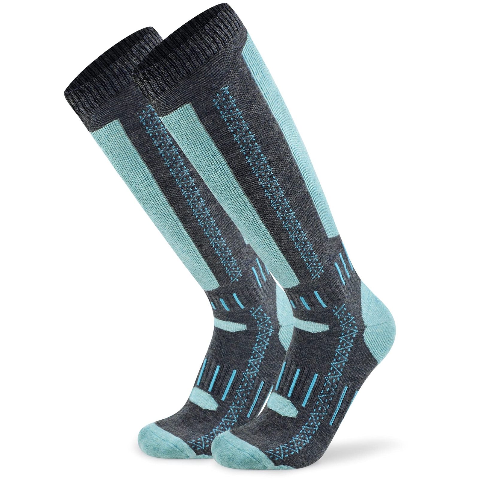 Ladies Long Ski Wool Winter Socks Women, Winer Over the Calf Boot Thermal Woo...