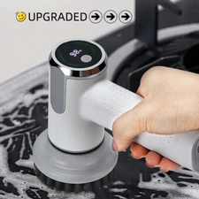 Multifunctional Smart Display Electric Cleaning Brush Wireless Kitchen Sink Clea