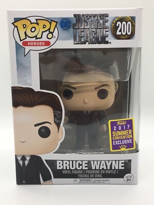 Bruce Wayne #200 | Justice League | Funko POP! | 2017 SDCC Exclusive 889698137133 | eBay