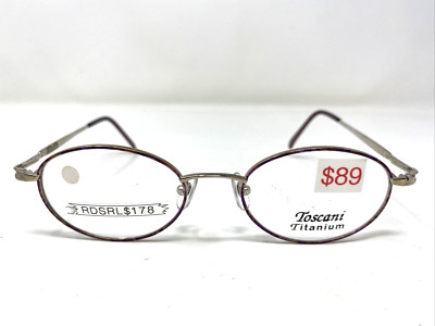 Toscani Titanium Japan T2018 LAVENDER 50-19-145 Purple  Eyeglasses Frame WV15