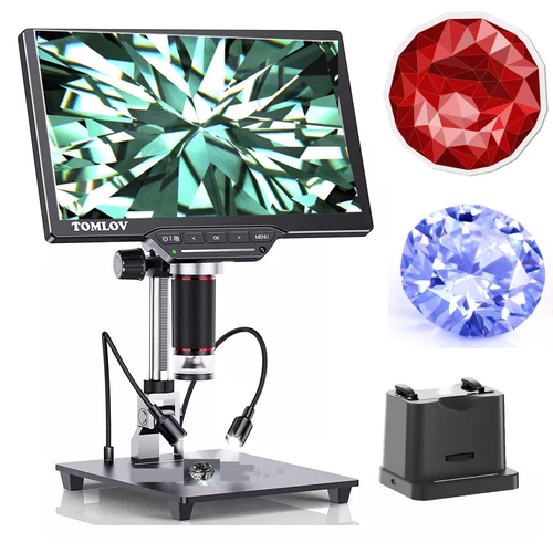 50X-1500X Gem Digital microscope gemstone diamond magnifier Jewelry inspection