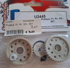 SCHUMACHER ACCESSORI AUTO RC PULLEYS; FR ; RR; 20T - MI1  U2445