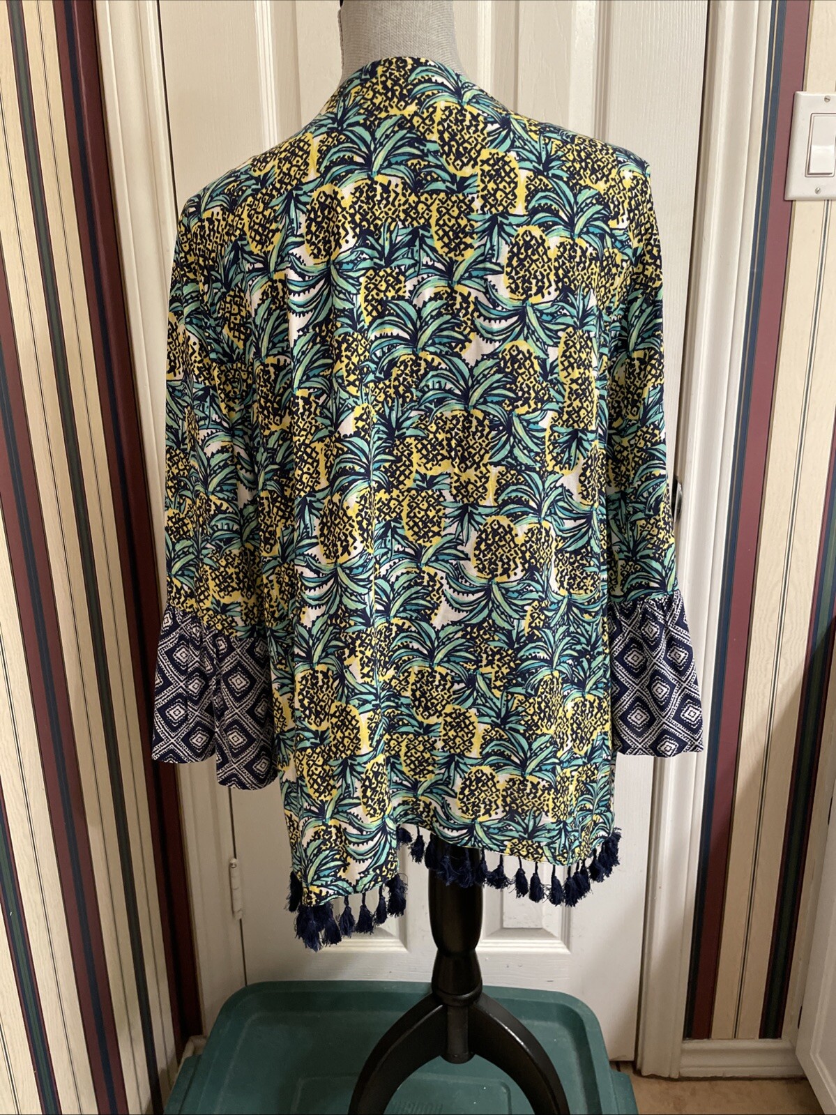 Ruby Rd. M Rayon Tunic Top Multicolored Floral Ge… - image 4