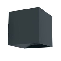 Eglo 900445 Calpino 2 Led AußEn-Wand-/Deckenleuchte 2X3,3W Anthrazit Warmweiss