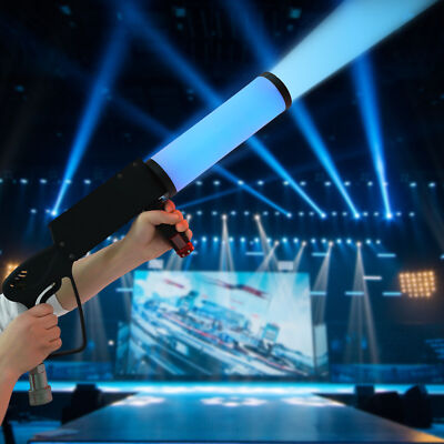 CO2 Handheld Cryo Gun,LED CO2 Cryo Cannon Special Effects Fog Machine Gun