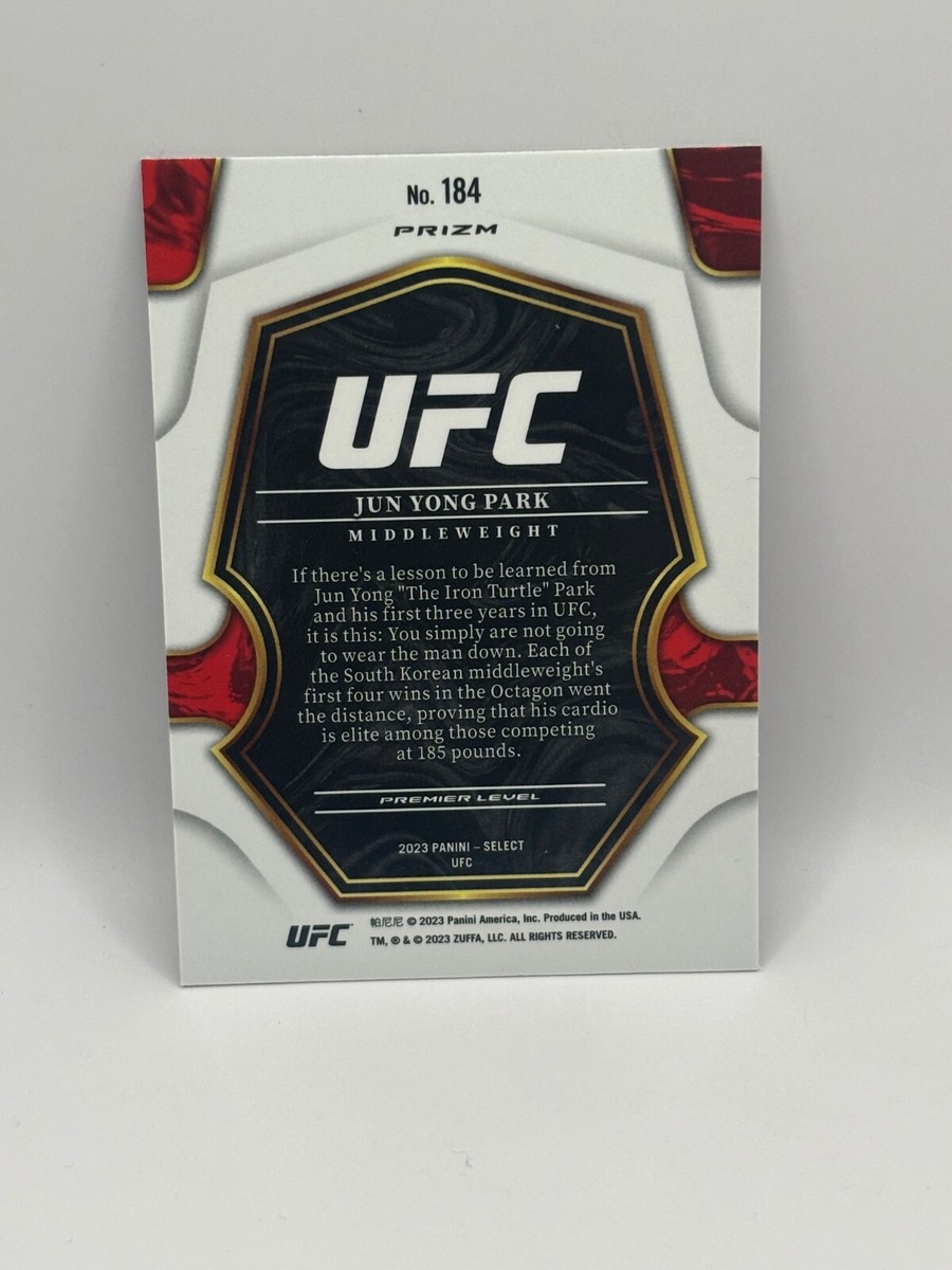 2023 UFC Select Jun Yong Park “ Iron Turtle” Silver Prizm Rookie