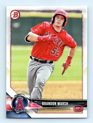 2018 Bowman Draft Brandon Marsh Los Angeles Angels #BD-36 | eBay