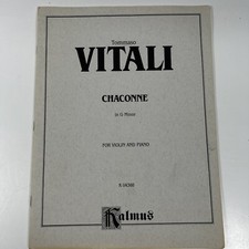 K 04388 Tommaso Vitali In G Minor For Violin And Piano