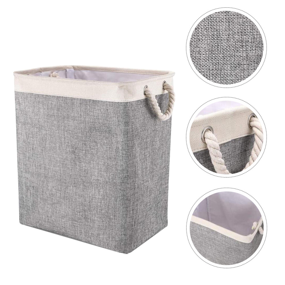 Foldable Rolling Laundry Hamper Large Wire Clothes Basket for Kids
