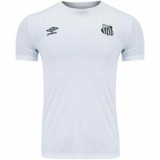 Santos Jersey - Umbro Brazilian Team | Kit Shirt SFC Pelé Neymar White Size L