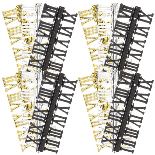 12 Pcs Römische Ziffernkarte Uhr Teile DIY Digitaluhr Nummer Büro - Bild 11 von 12