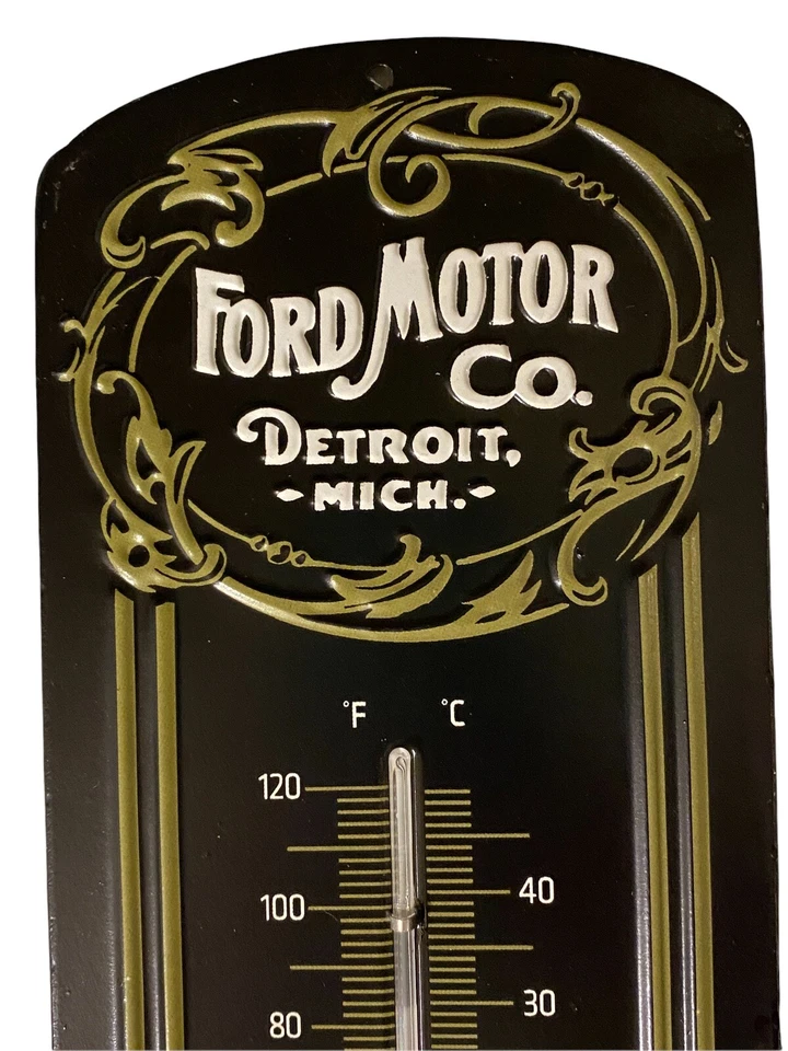 Ford Motor Co. Advertising Thermometer, Man Cave, Dad Gift, Ford, New, F1 - Image 4 of 4