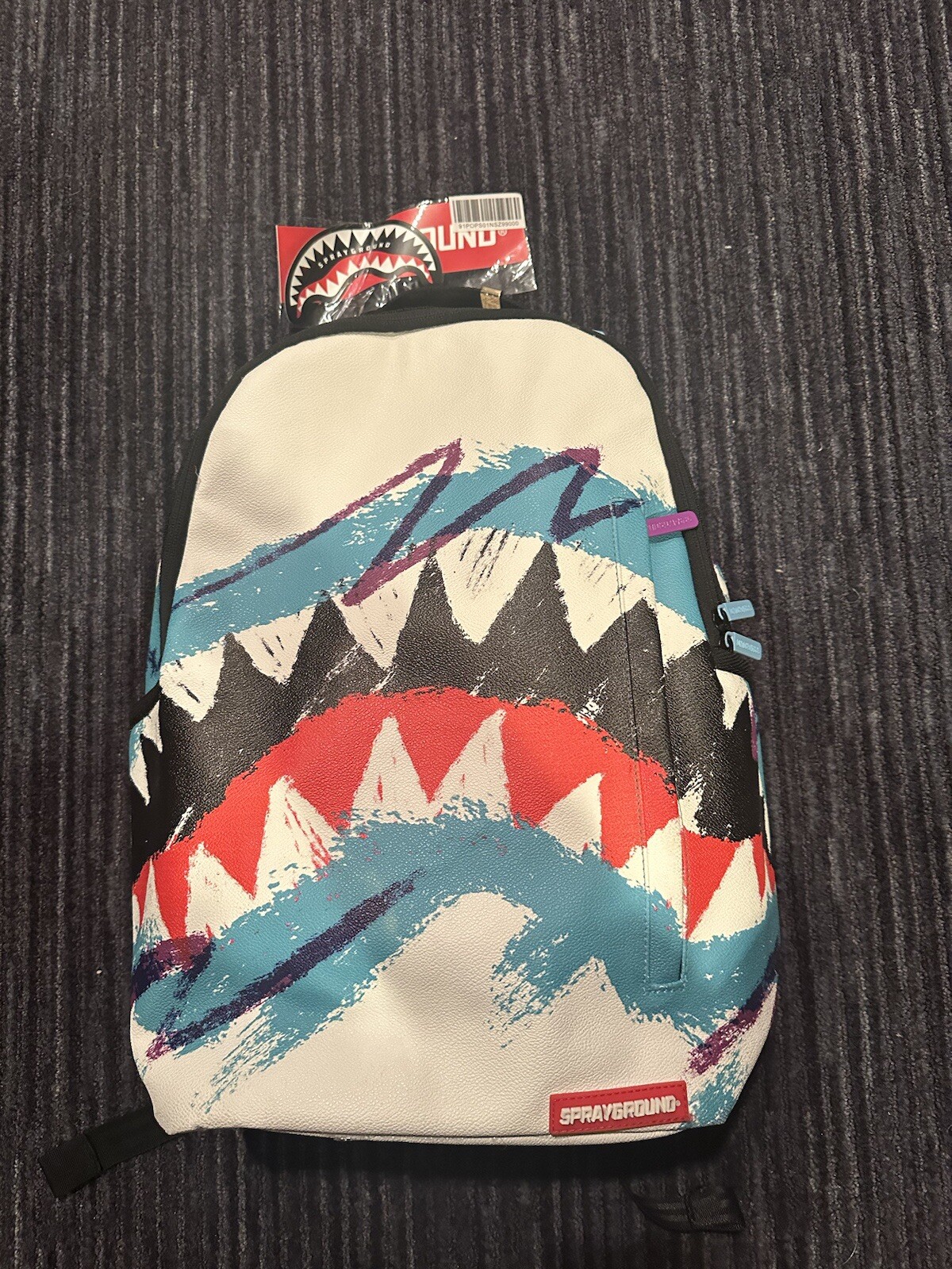 Sprayground Java Shark Jazz Cup Backpack Very Rar… - image 9