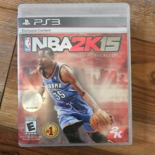 NBA 2K15 (Sony PlayStation 3, 2014) Missing Book Clean Disc