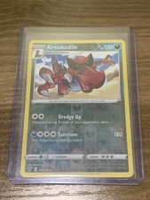 SHIPS SAME DAY Pokemon Card Krookodile 109/185 Reverse Holo Rare Dark Type 2020