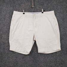 Polo Ralph Lauren Shorts Men 42 White Classic Fit Chino Flat Front Cotton Preppy