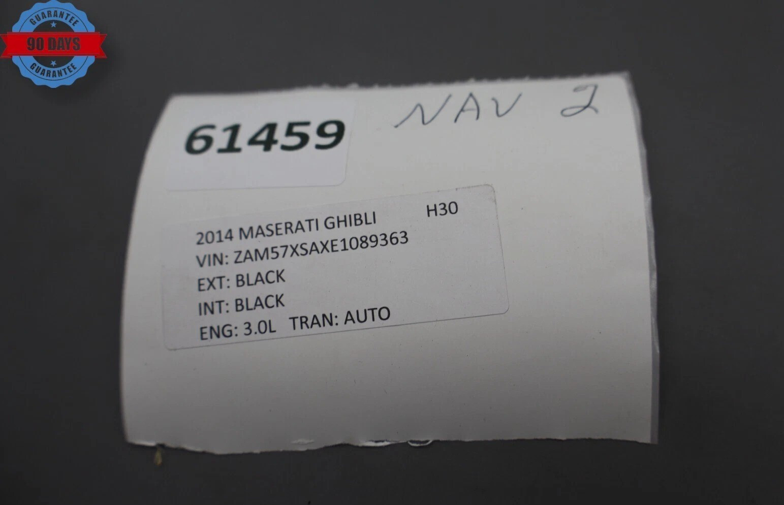 14-17 Maserati Ghibli M157 Quattroporte M156 Head Unit FM CD Audio 670008491 Oem