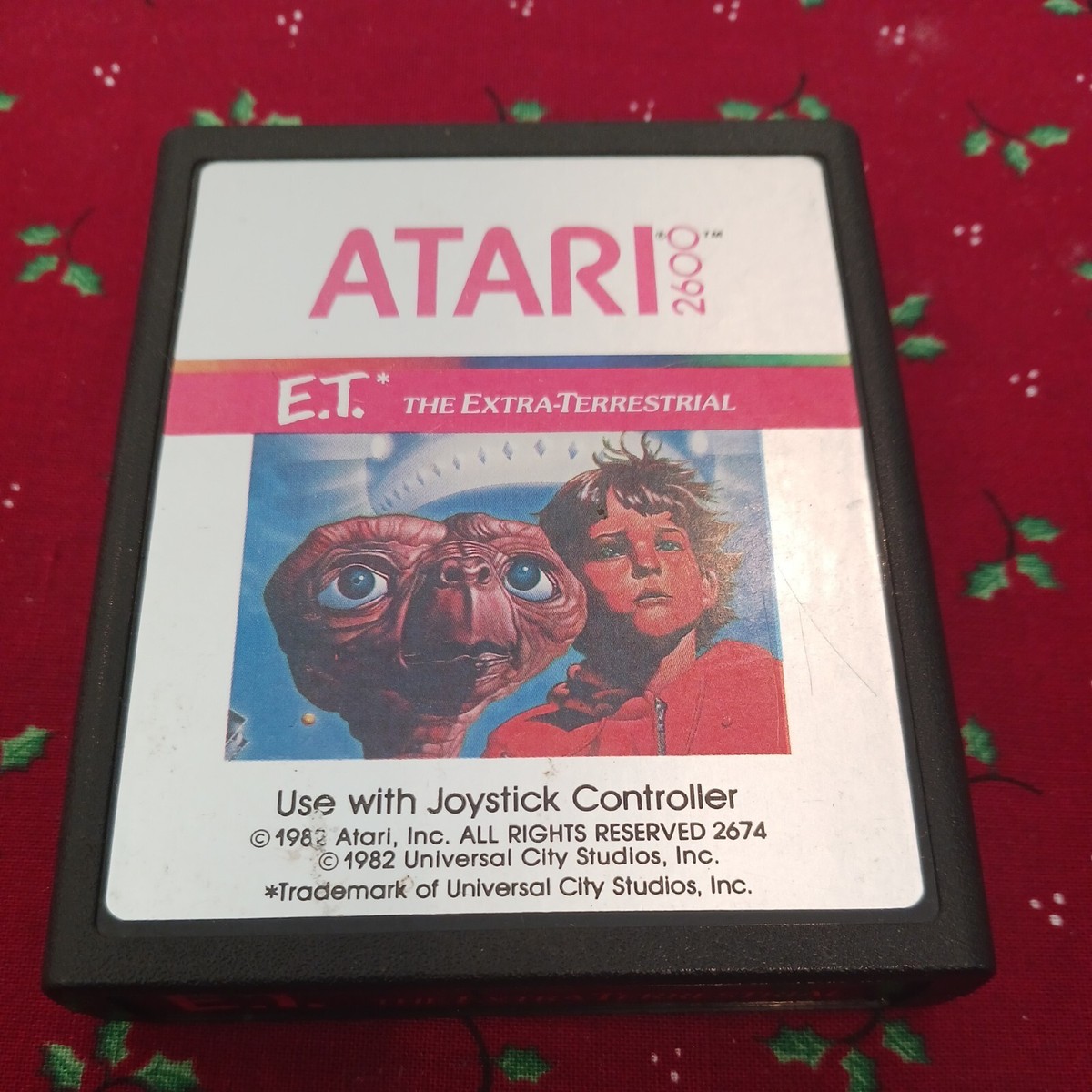 家庭用ゲームソフト Atari2600 ET E.T. the Extraterrestrial ET #1023 Atari 2600 Game Tested