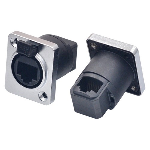 Waterproof RJ45 Ethernet Connector with Rubber Cover Aviation Plug Socket - Afbeelding 9 van 9