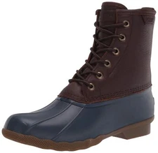 Sperry - Men's Saltwater Duck Boot, Brown/Navy, Size 7