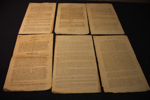 WW2 POINTERS PUP MILITARY NEWSLETTER 6 ISSUES ORIGINAL 1943