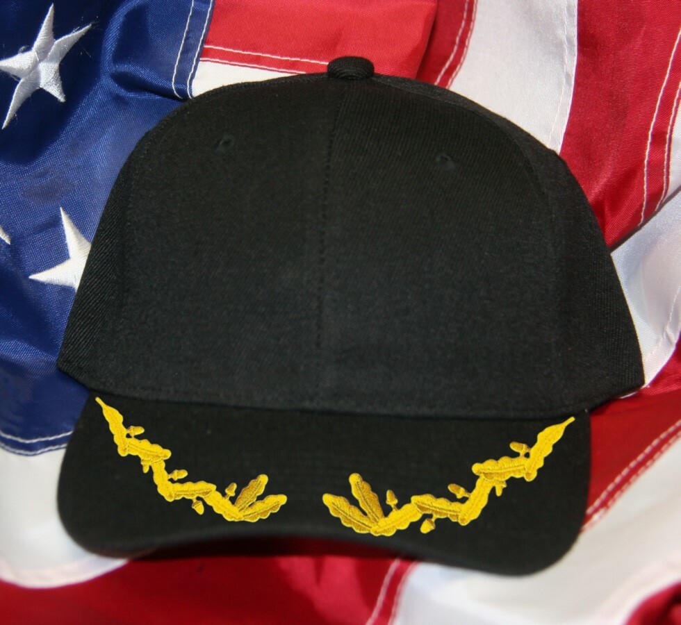 SCRAMBLED EGGS LT COMMANDER CAPTAIN HAT CAP PATCH SET VIP US NAVY USCG ...