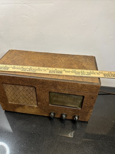 Radio Vintage Sparton 6-66A Pelletteria 1948 Originale Autentico Funzionante - Foto 15 di 16