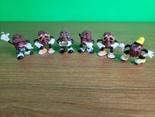 1987 CALIFORNIA DANCIN' RAISINS lot of 6.  46 