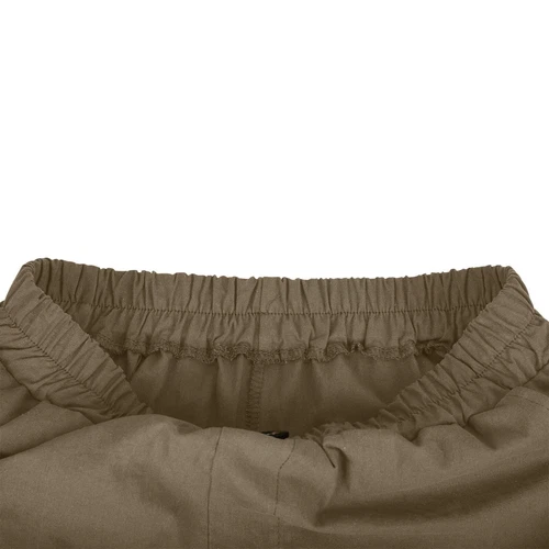 Womens Solid Color Pants Pocket Button Up Capris Loose Elastic Waist Shorts - Bild 42 von 63