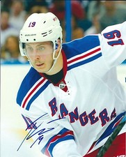 Autographed 8X10 JESPER FAST New York Rangers  Photo -  w/ COA