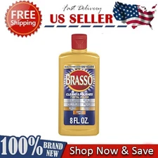 Brasso Metal Polish Silver 8 oz For Metal Cleaning
