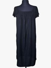 NWT Old Navy Black Mini Dress with Crochet Sleeves Size S Casual Loose Comfy